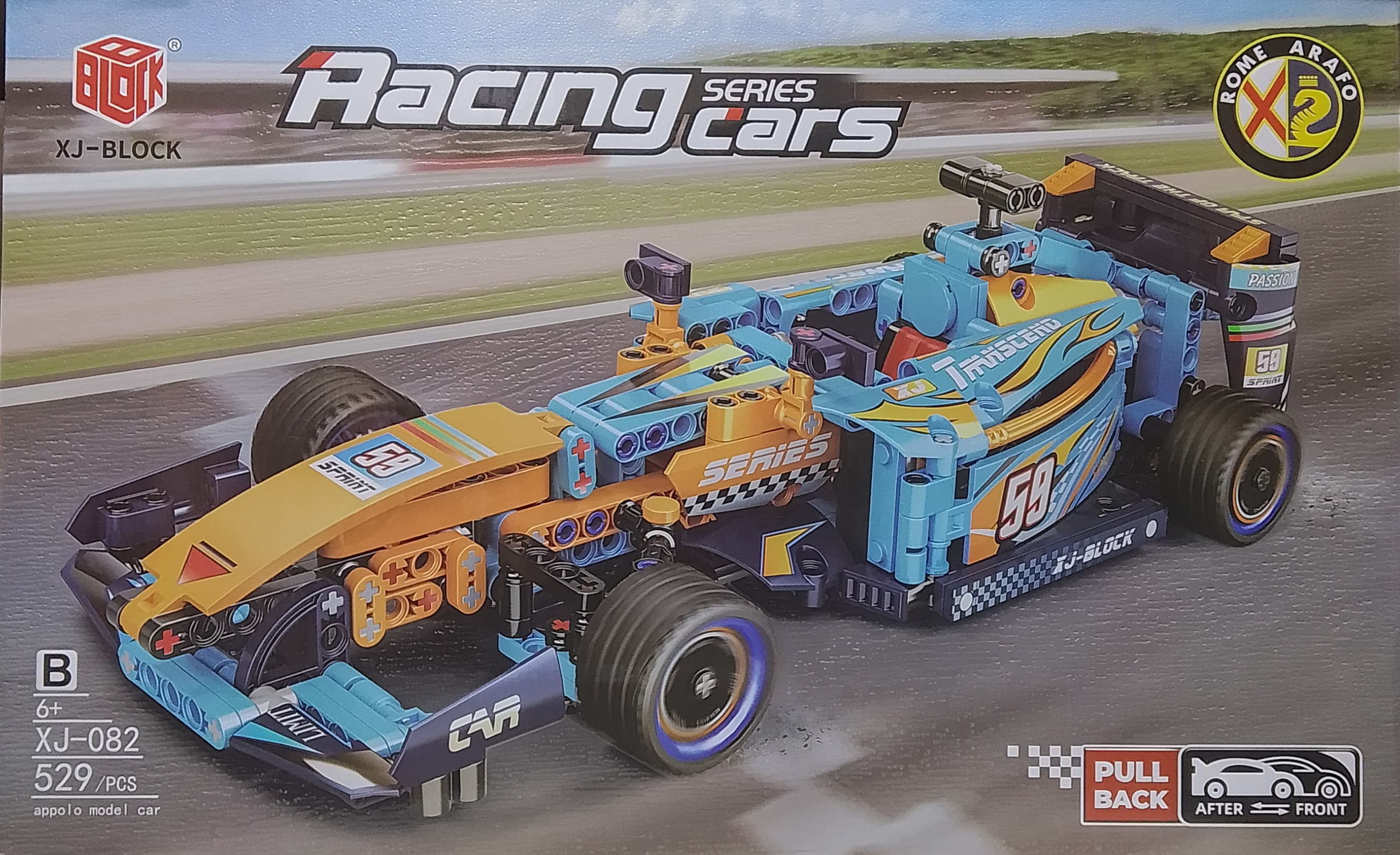 لگو ماشین فرمول وان کد XJ082