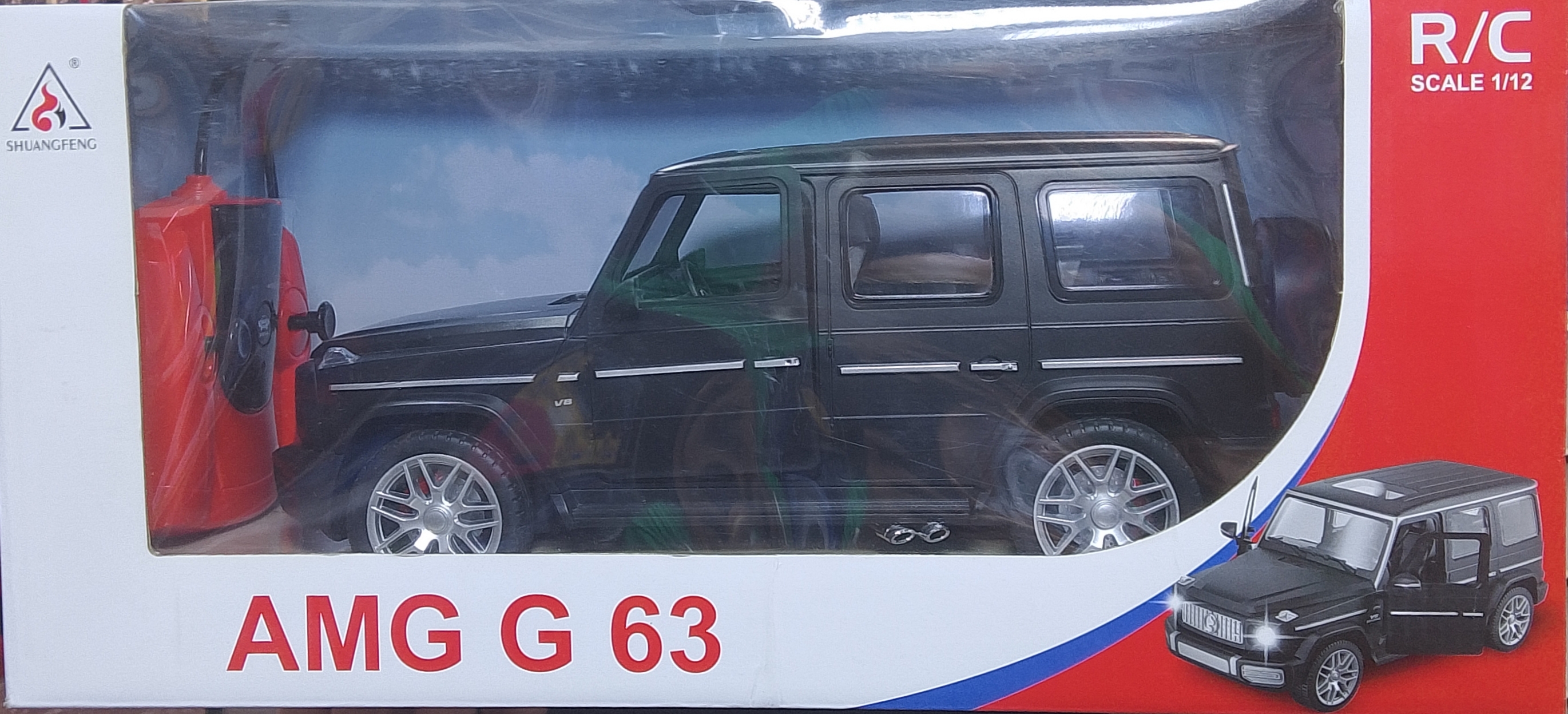 ماشین بنز کنترلی شارژی جی کلاس AMG63