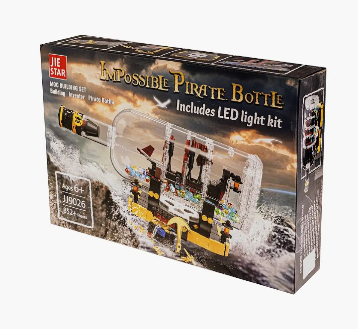 لگو کشتی شیشه‌ای برند JIE STAR کد JJ9026 ⛵🧱