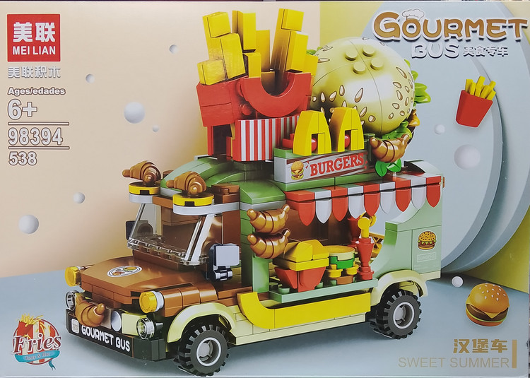 لگو اتوبوس فستفود Gourmet Bus کد 98394