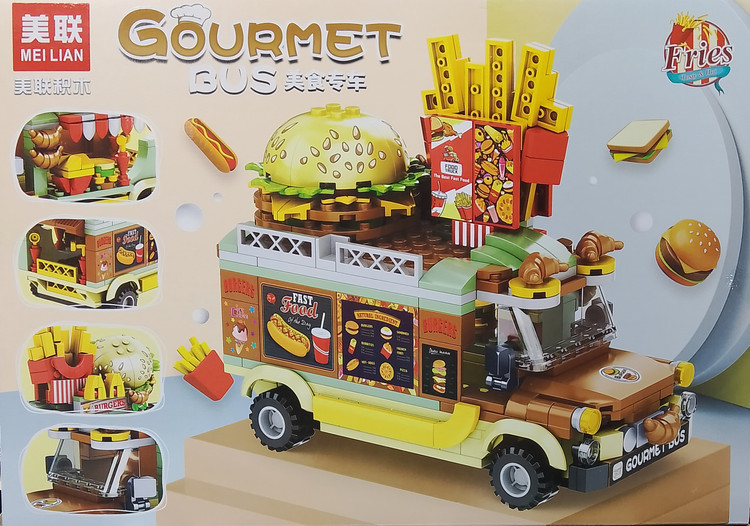 لگو اتوبوس فستفود Gourmet Bus کد 98394