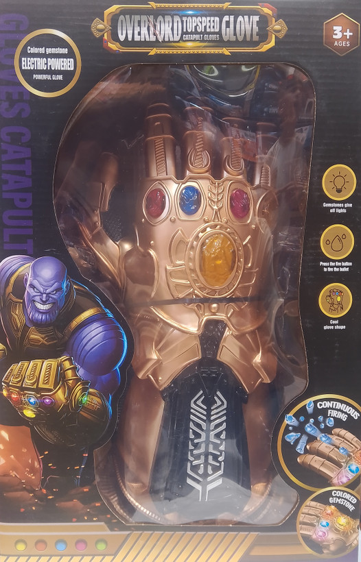دستکش پرتابی موزیکال و چراغدار | Overlord Top Speed Glove